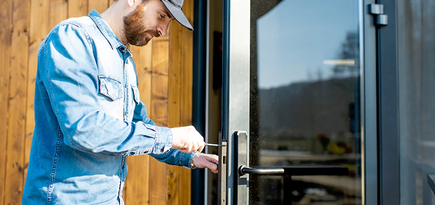 Frameless Glass Storefront Door Locks Replacement in Chico, CA